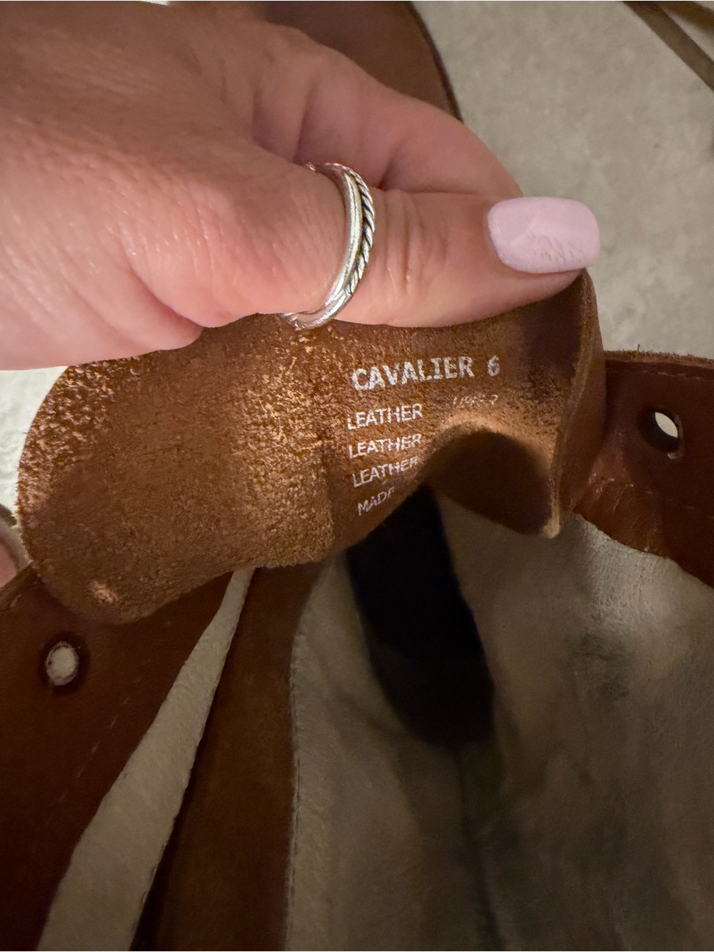 Freebird by Steven Cavalier Cognac Leather Lace-Up Heeled Boots - Picture 5 of 5